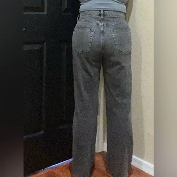 GAP Gray Black sandwash '90s Loose High Rise Jeans - Picture 11 of 11